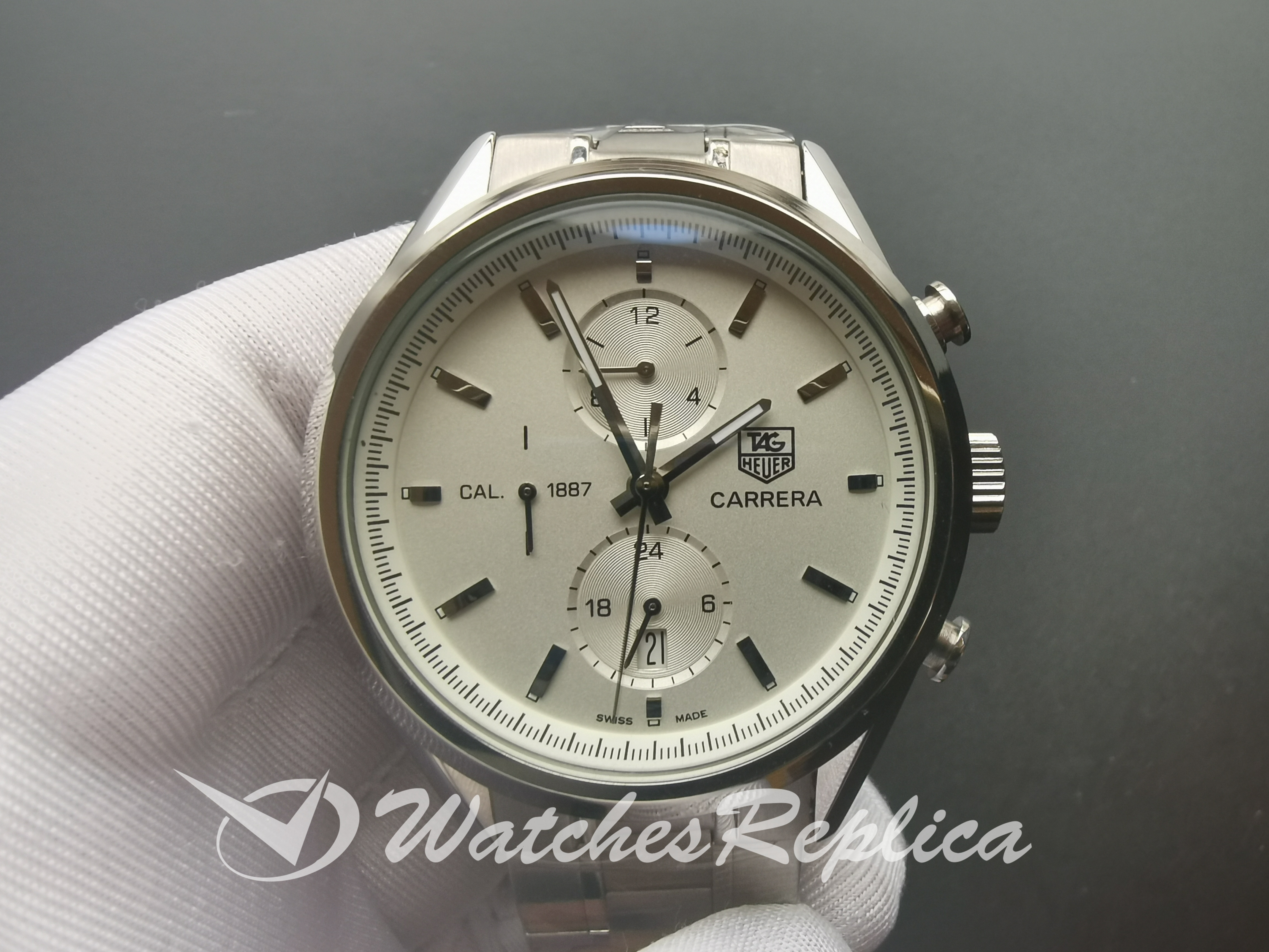 Carrera Car2111.Ba0720 41mm Stainless Steel Silver Dial For Men Watch