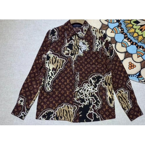 Louis Vuitton Monogram and Animal Print Shirt