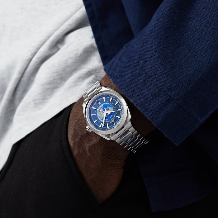 Seamaster Aqua Terra 150m Co-Axial GMT Worldtimer 43mm Mens Watch