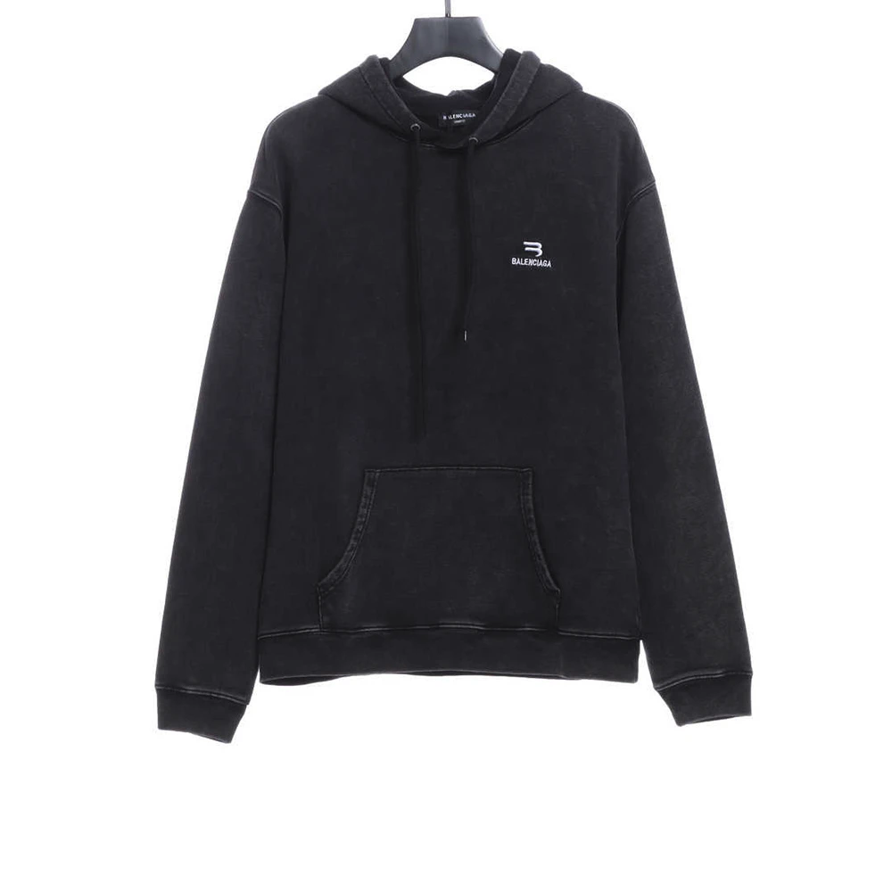 Logo Chest Embroidered Hoodie