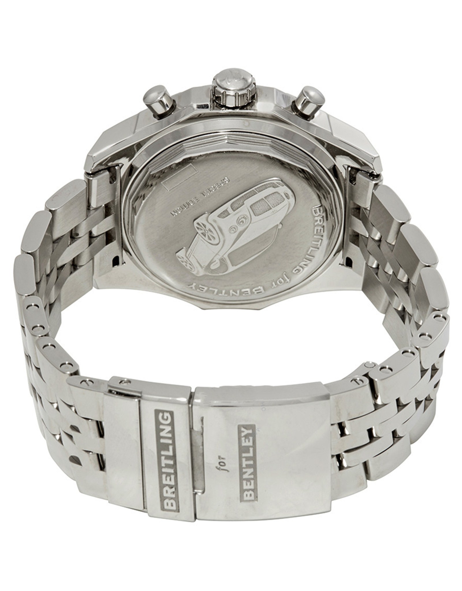 Bentley Black Dial Stainless Steel Bracelet A1336512 L520