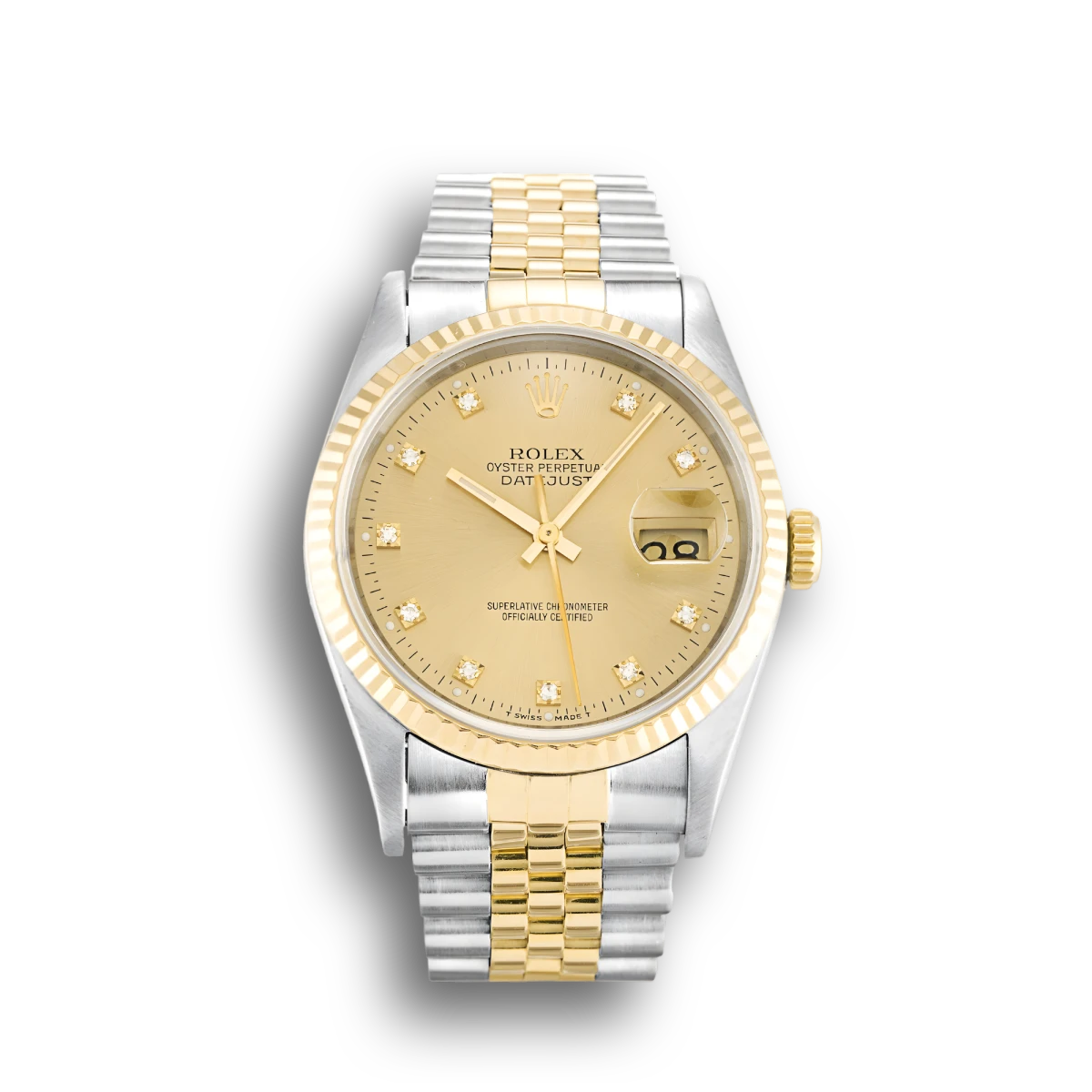 Datejust Champagne Diamond Dial 16233
