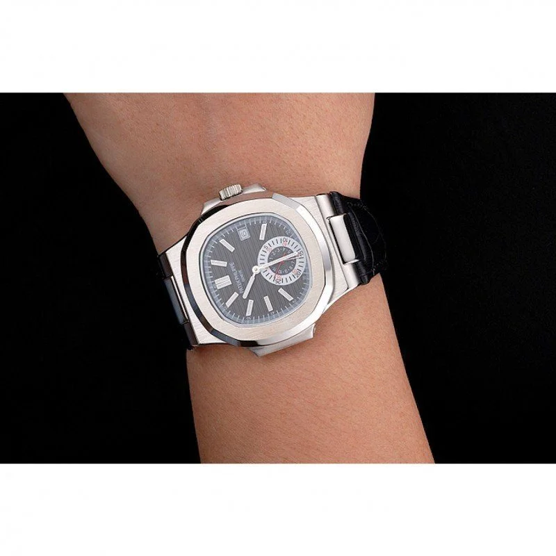 Nautilus 5980/1A-001 Dial Black 40 mm, Rose Gold Plated