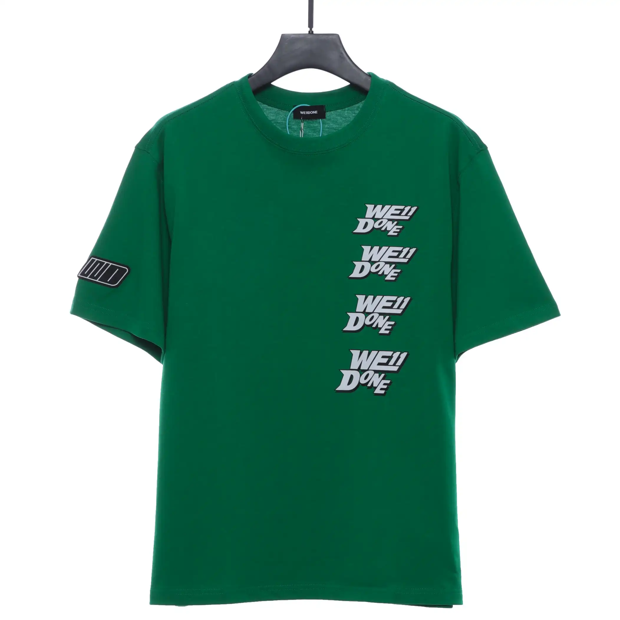 Barrage Print T-Shirt (white / green)