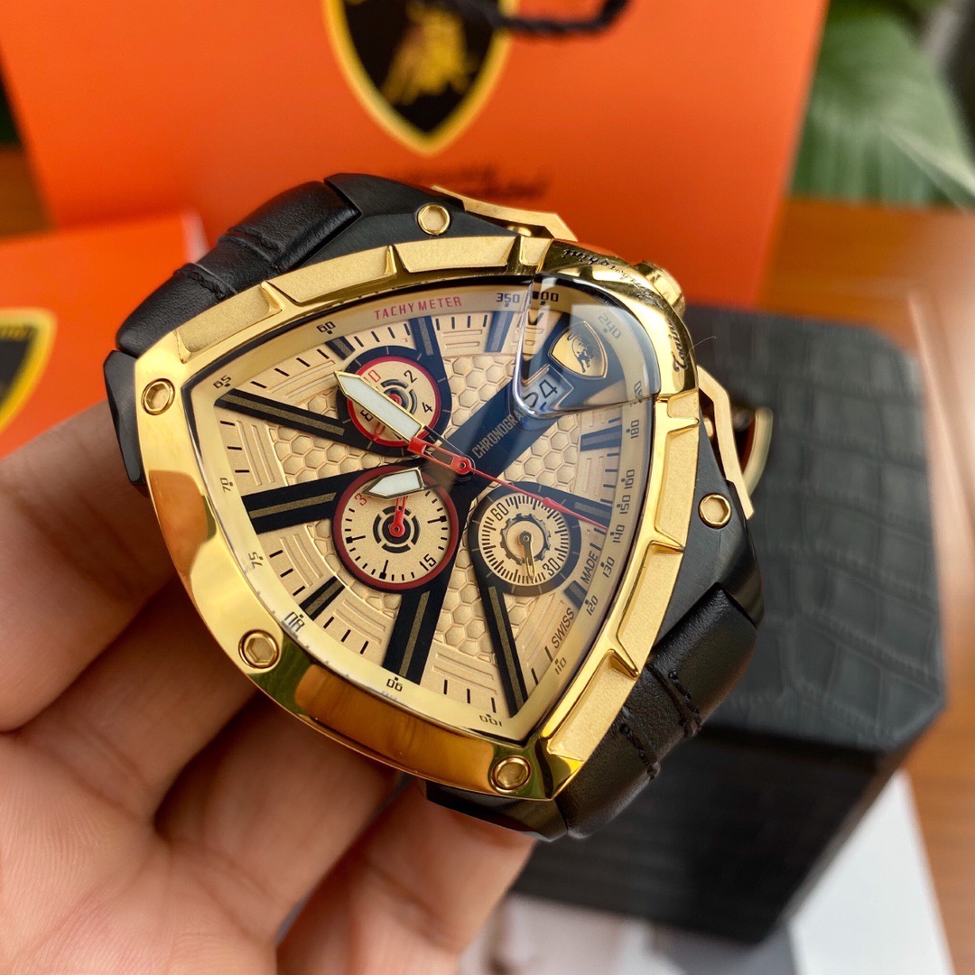 Tonino Lamborghini New Spyder Chronograph Black / Gold