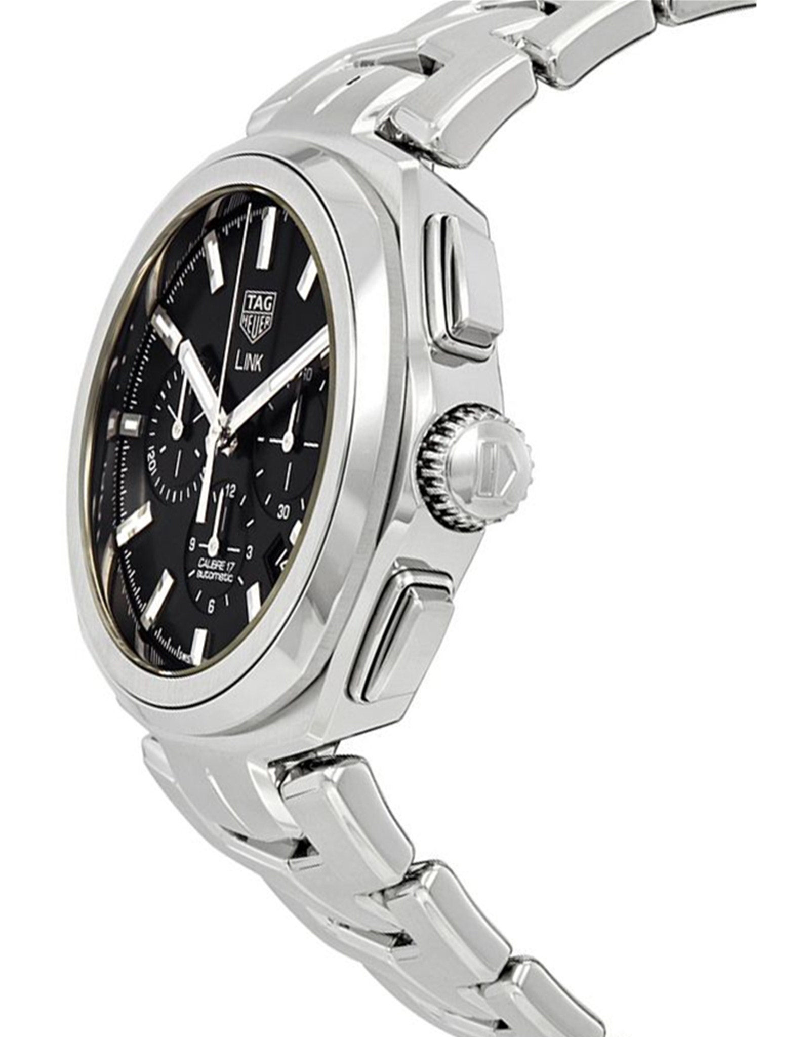 Link Black Dial Men's Watch CBC2110.BA0603 41MM