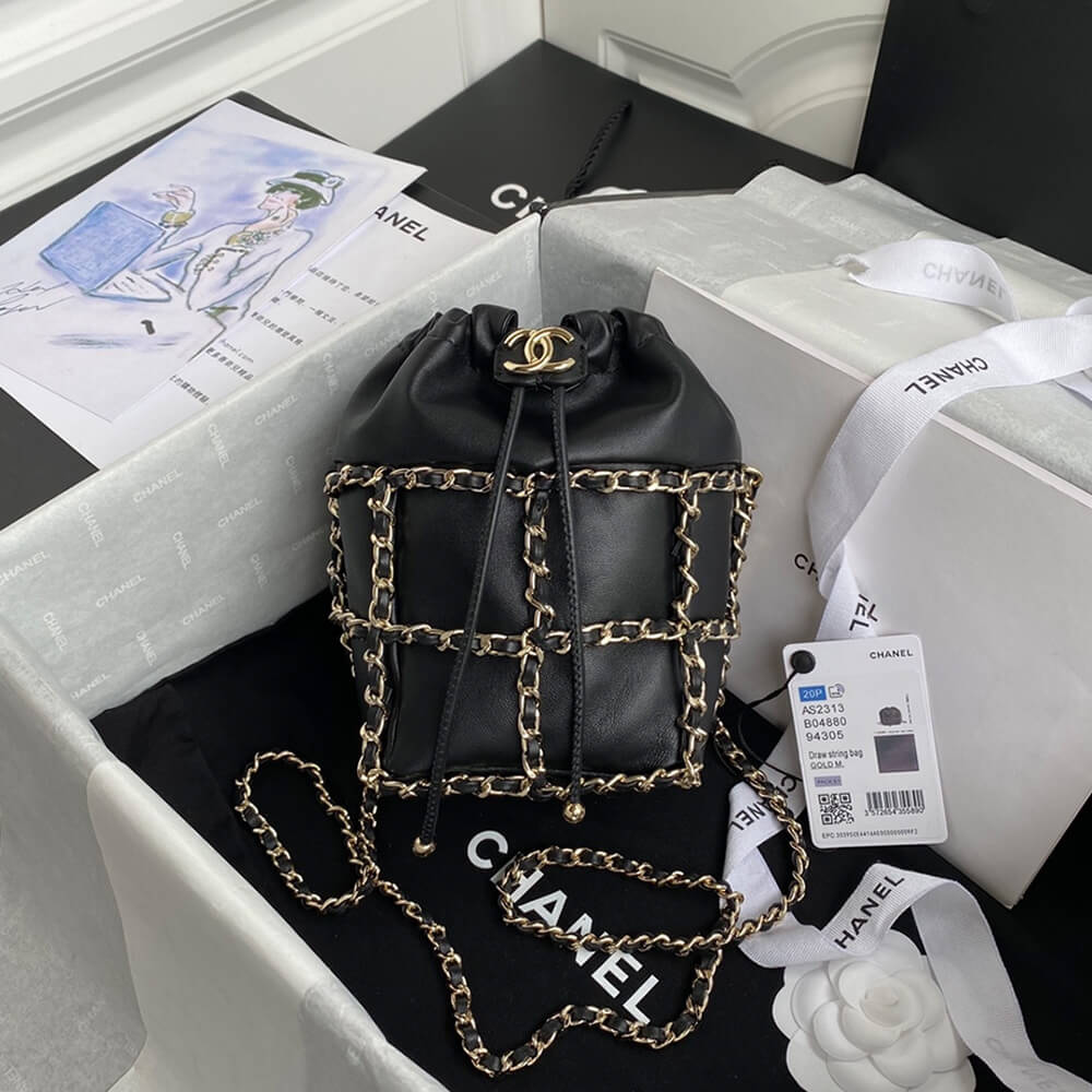 Chanel Small Drawstring Bag