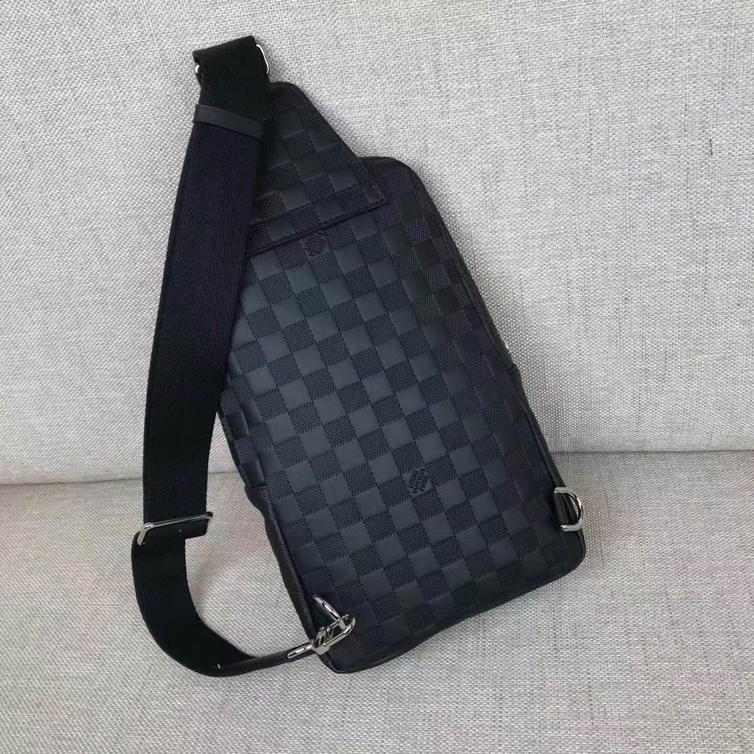 Louis Vuitton N41720 Avenue Sling Bag For Men Damier Lnfini Cowhide Leather