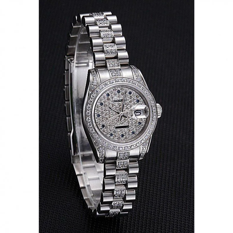 Swiss DateJust Diamond Dial Stainless Steel 622021