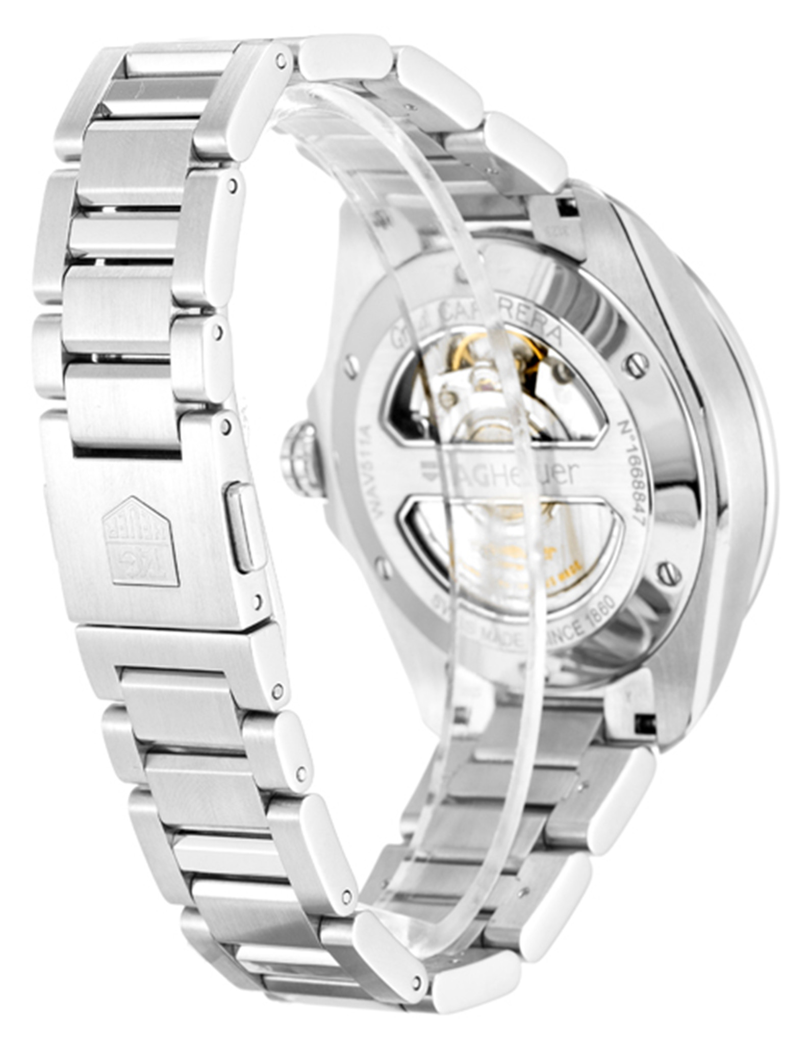 Grand Carrera WAV511A.BA0900 Black Dial Stick Markers 40.2MM