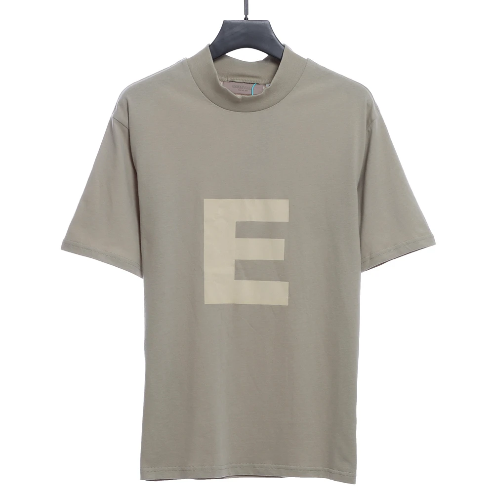 E-Line Flocking T-Shirt（Khaki /Green/Beige/Black）
