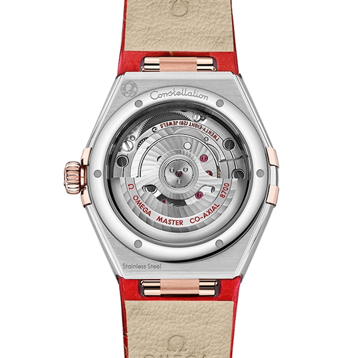 Constellation Co-Axial Master Chronometer 29mm Ladies Watch Red