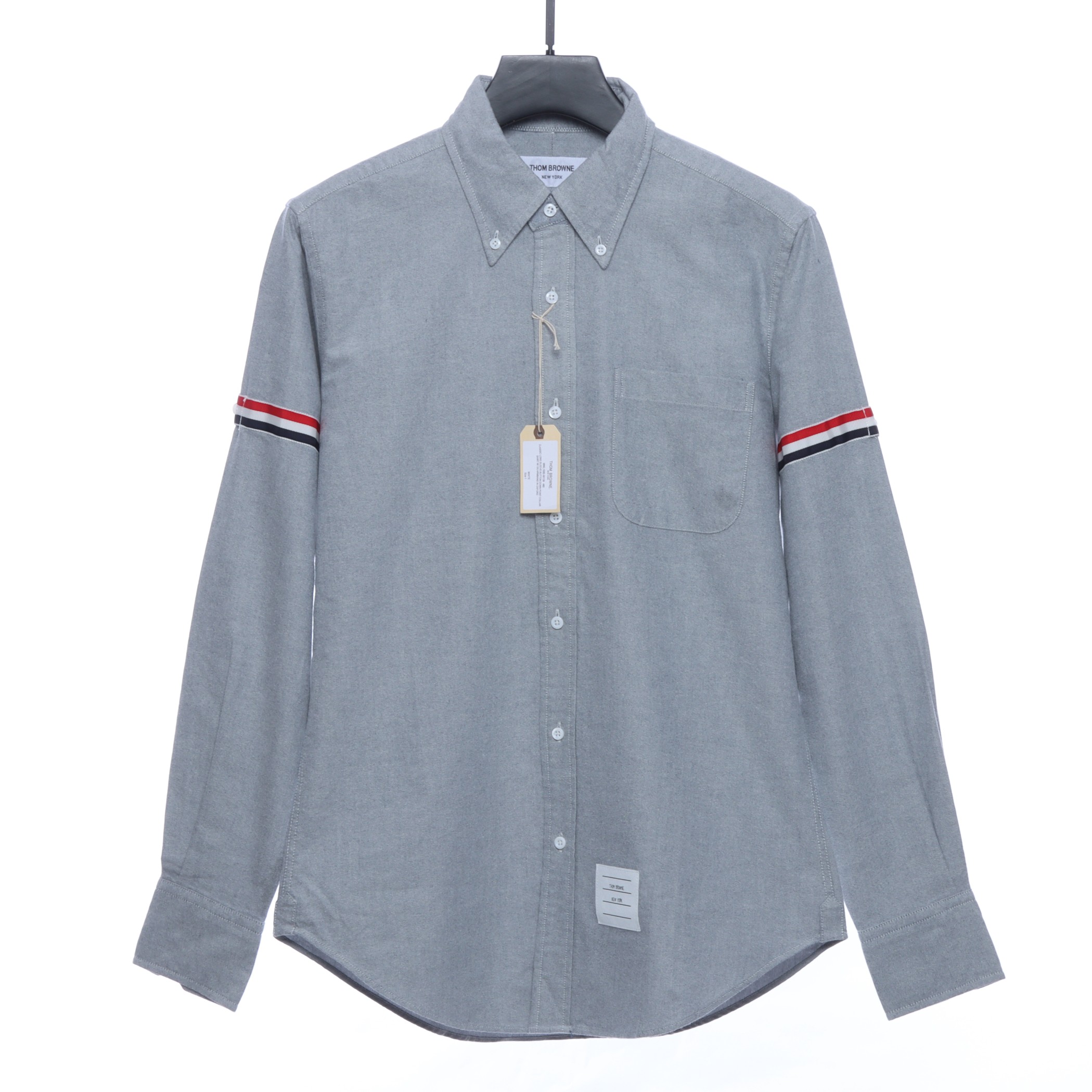 Webbing-blend long shirt