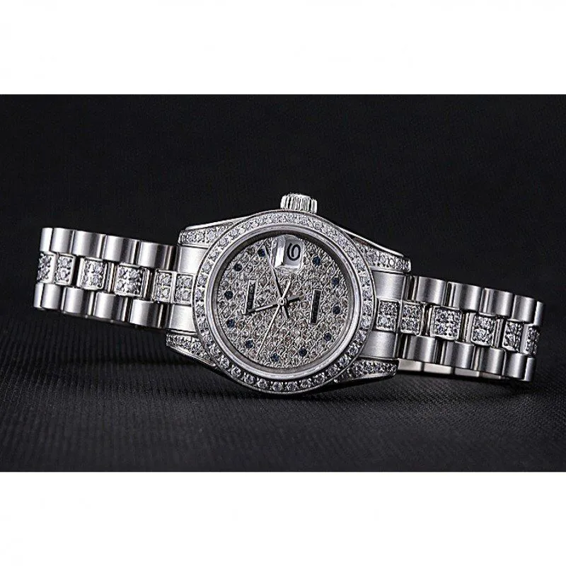 Swiss DateJust Diamond Dial Stainless Steel 622021
