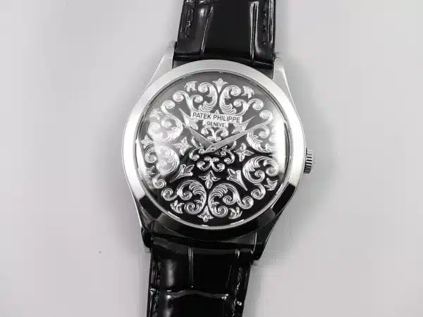 Calatrava 5088/100P-001 Volutes and Arabesques 38 mm,Platinum,