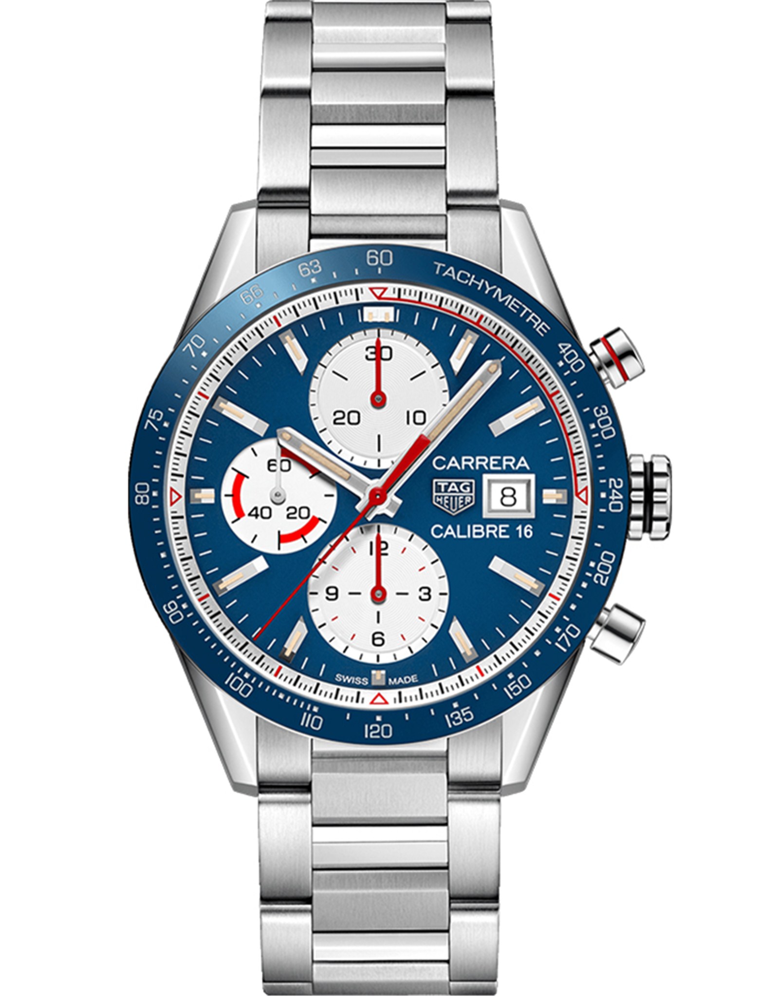 Carrera Blue Dial Chronograph Men's Watch CV201AR.BA0715 41MM