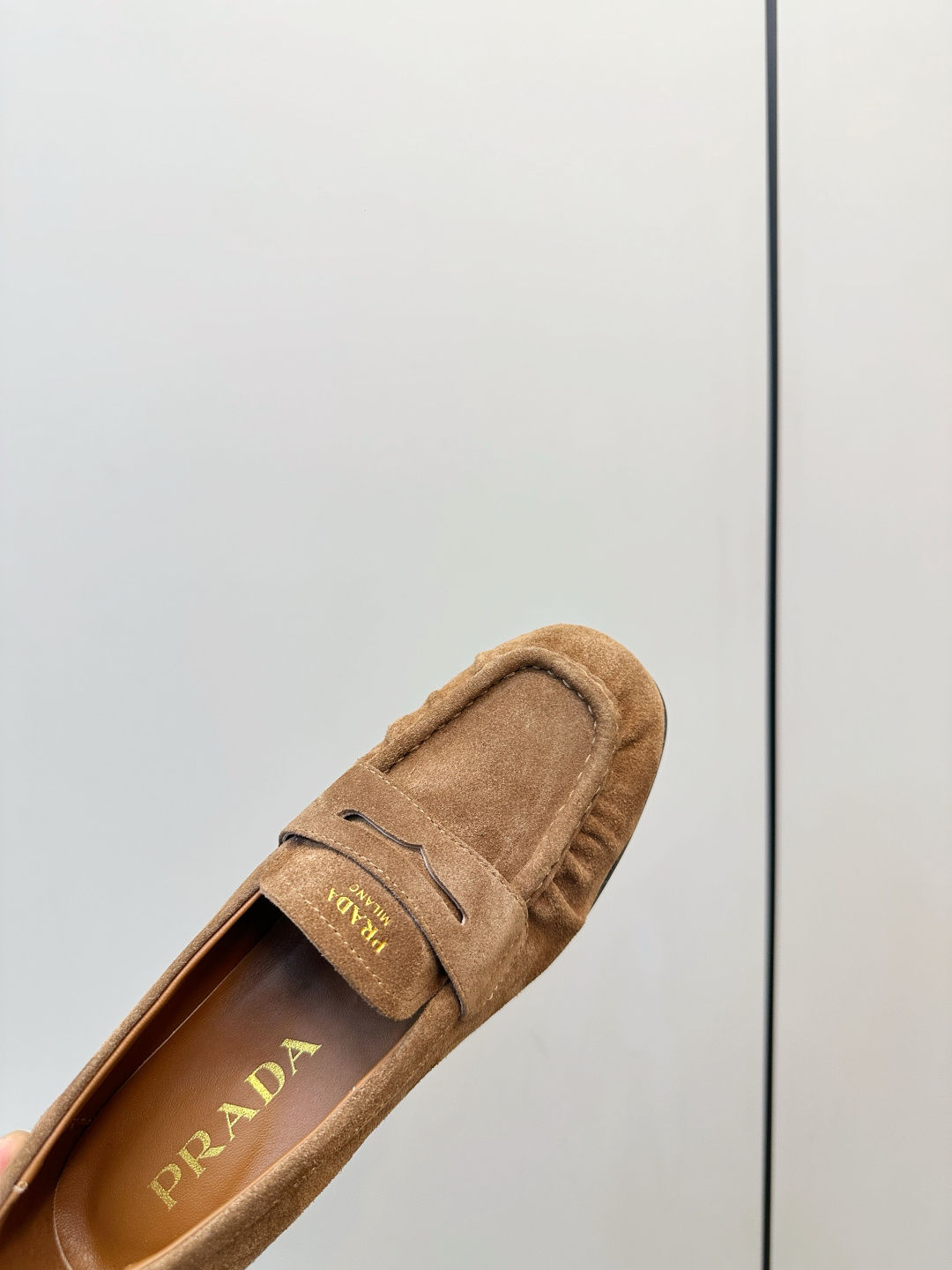 Prada women's leather shoes-47