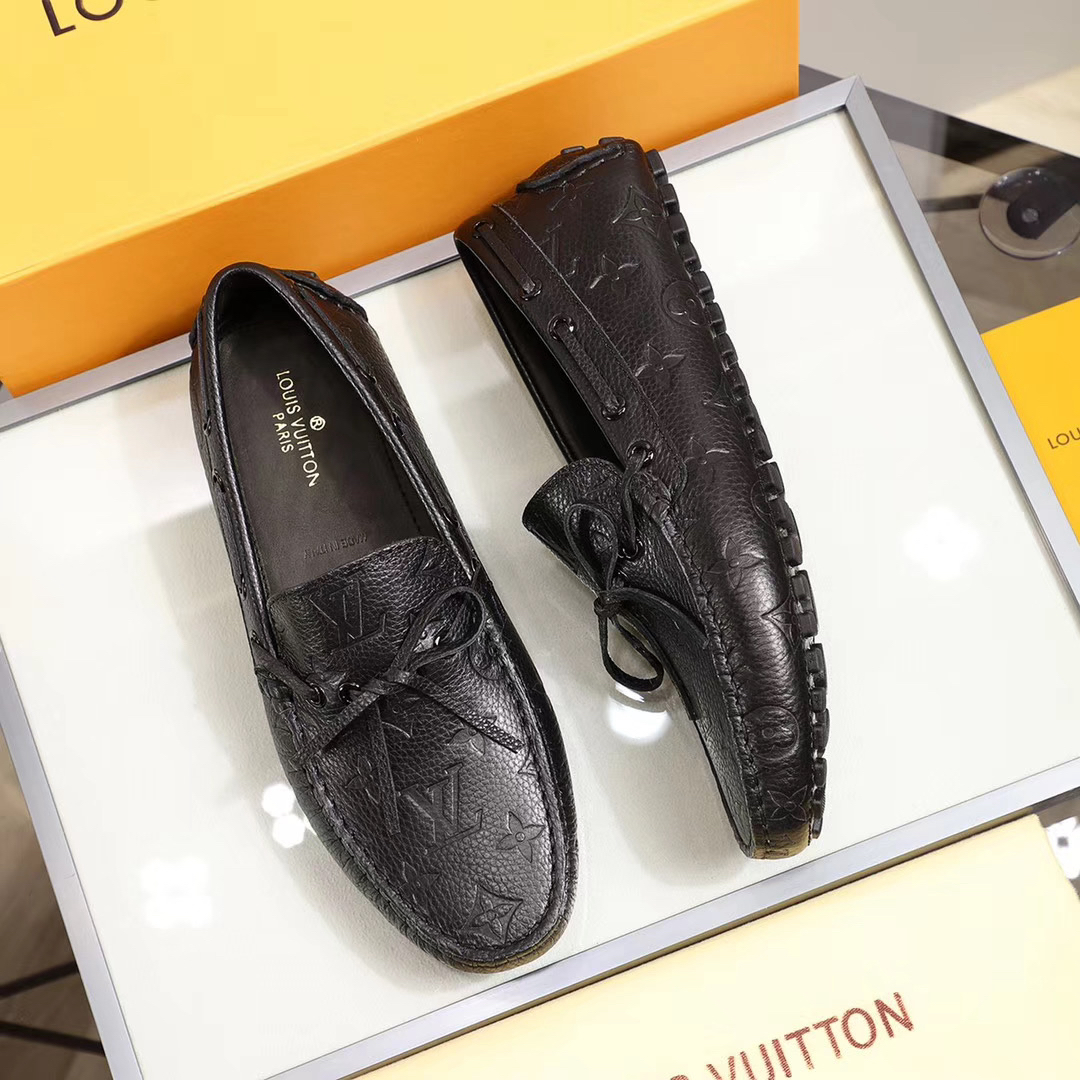 LV women's leather shoes-25