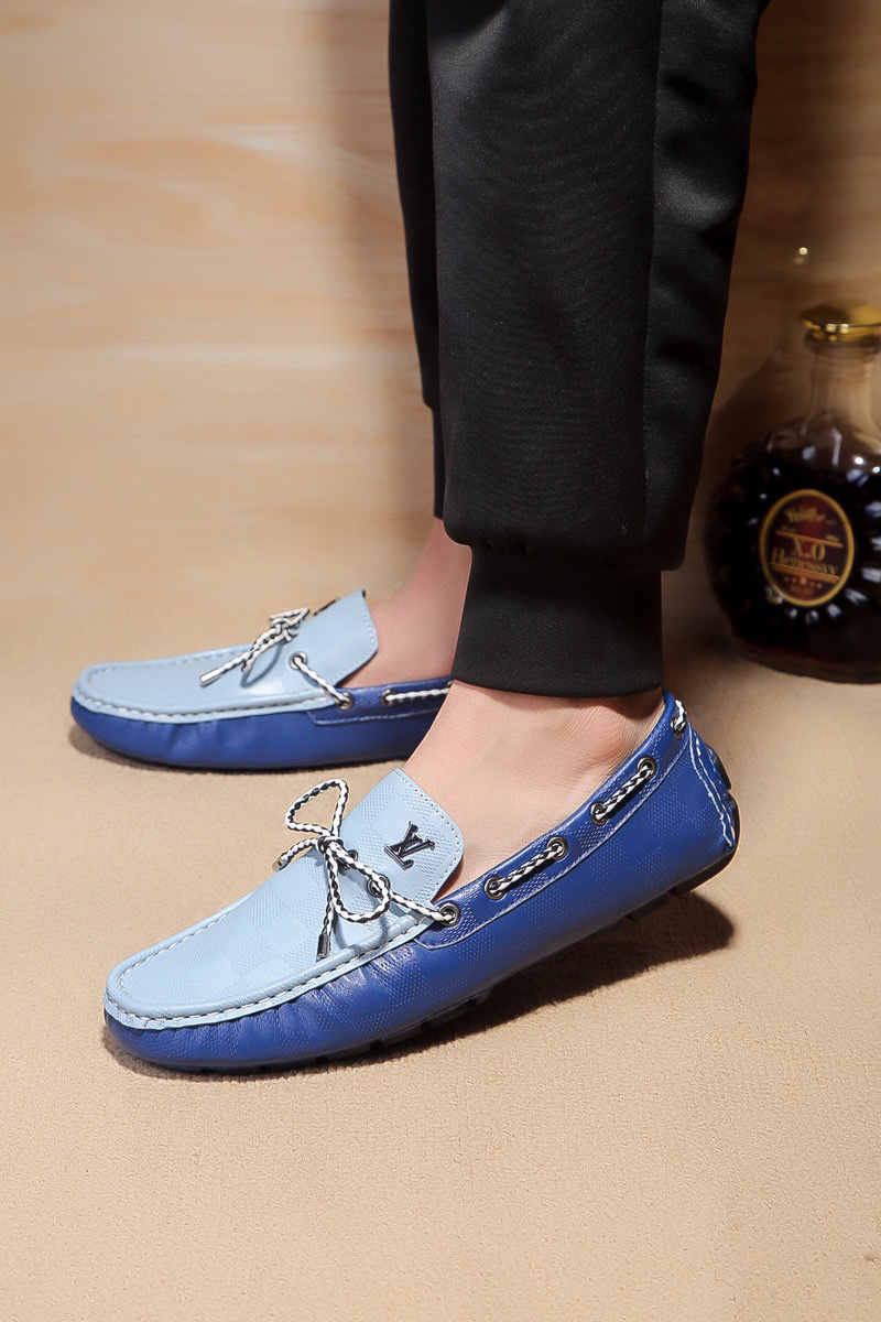 LV women's leather shoes-33