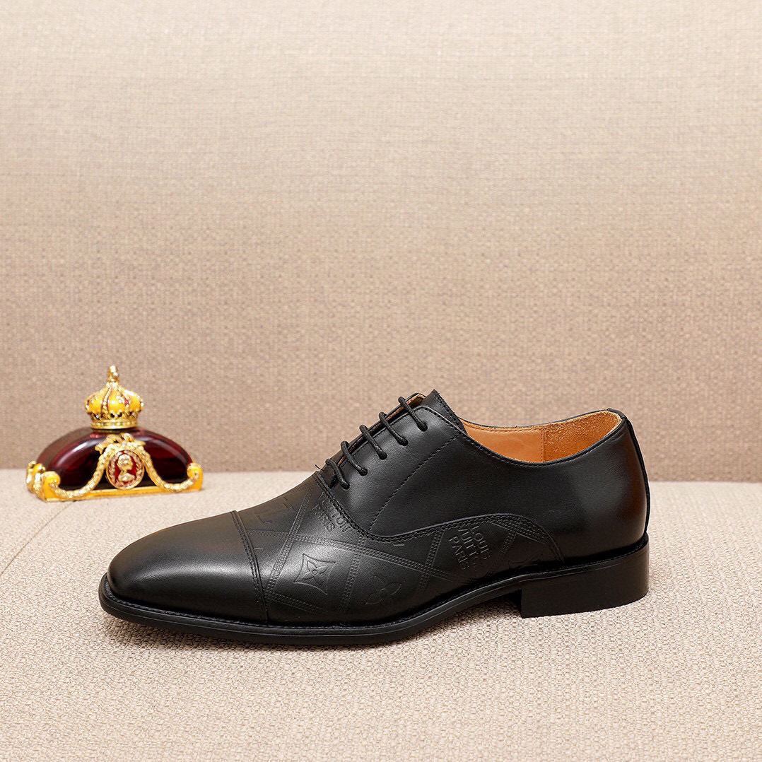 LV women's leather shoes-37