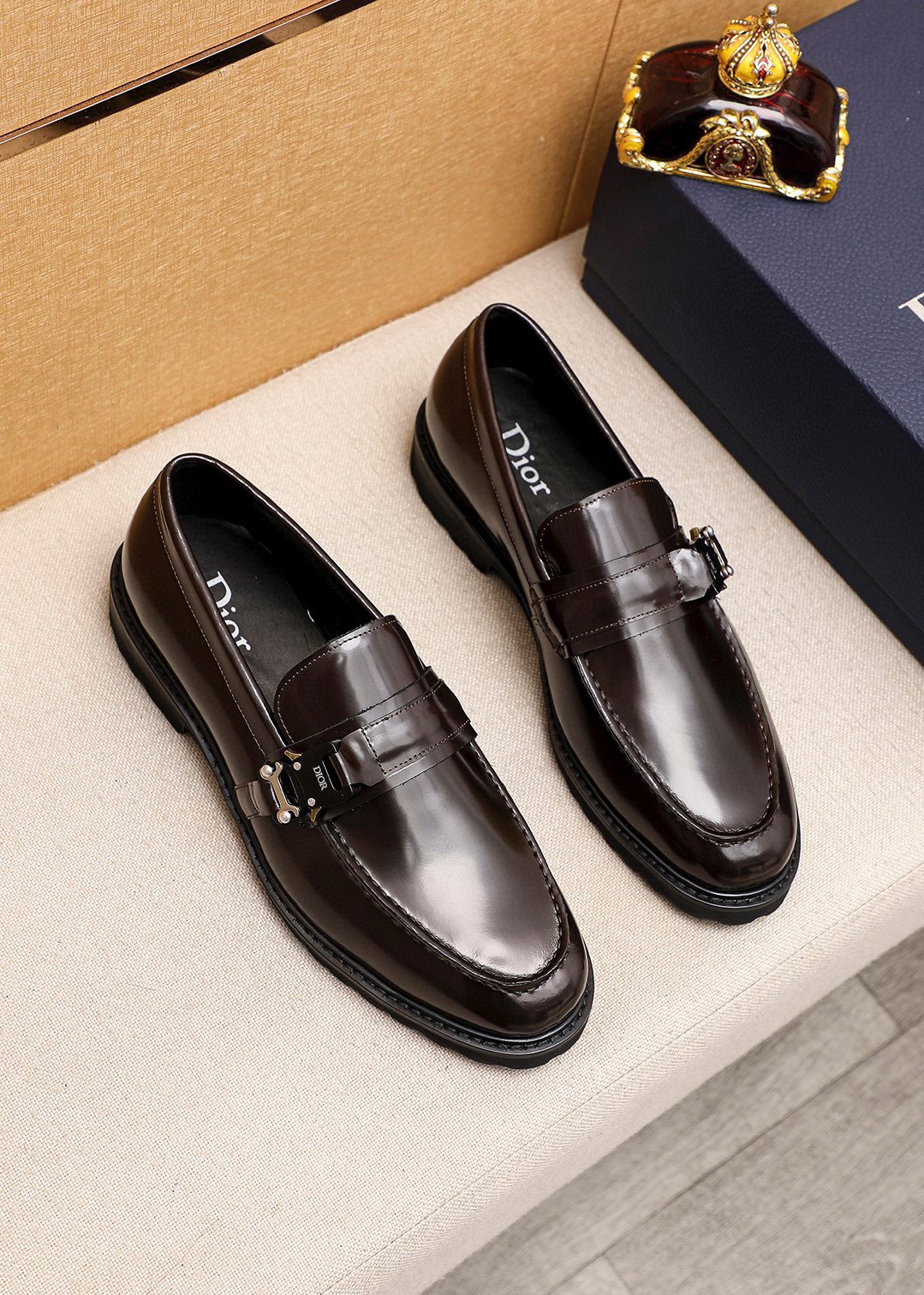 Dior men's leather shoes-40