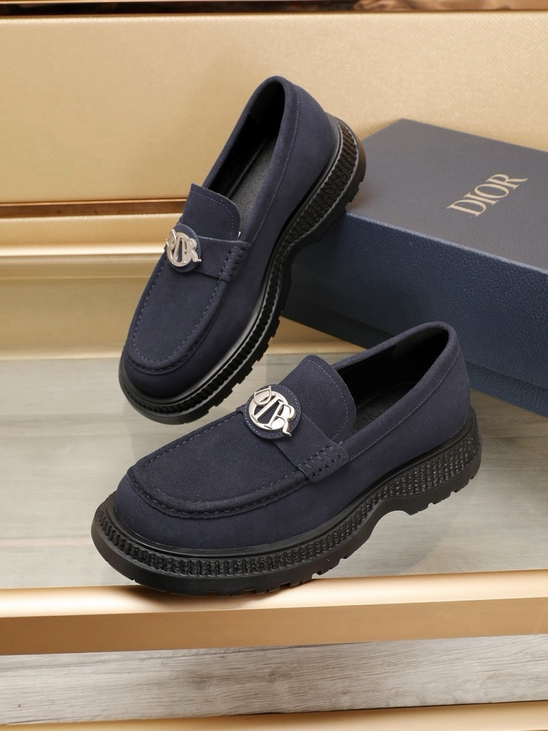 Dior men's leather shoes-29