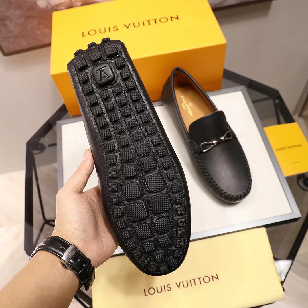 LV women's leather shoes-26