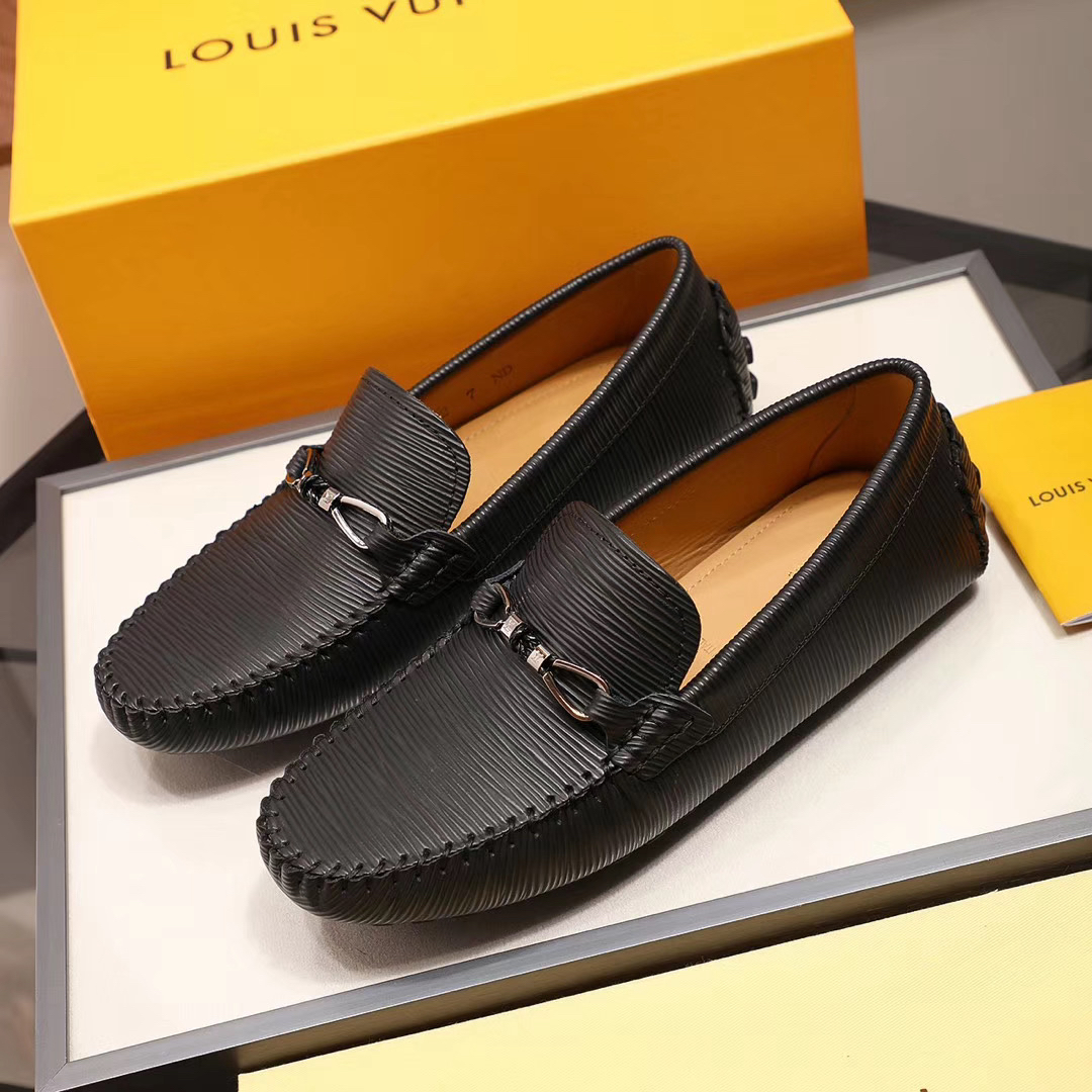 LV women's leather shoes-27