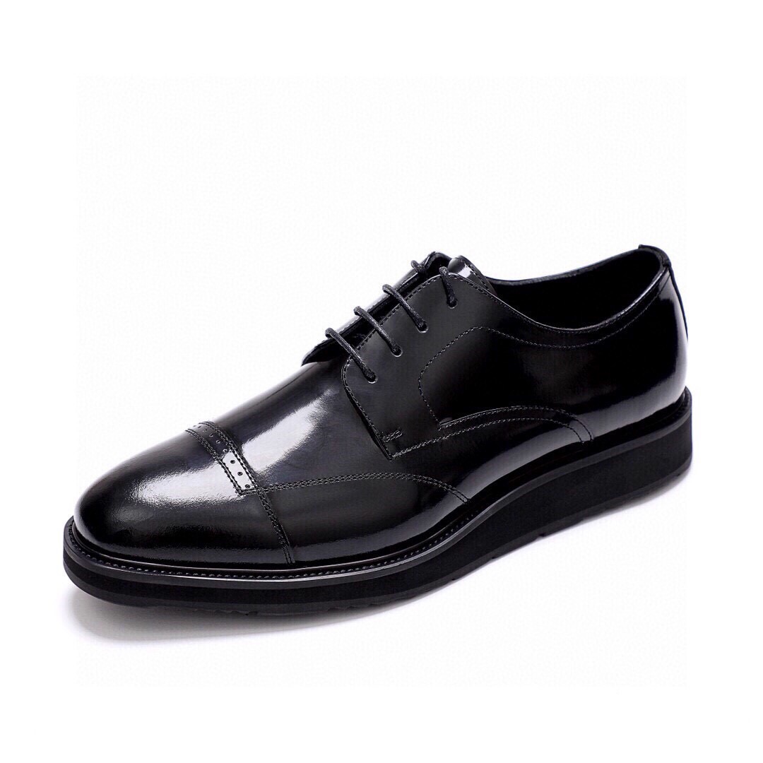 Prada men's leather shoes-26