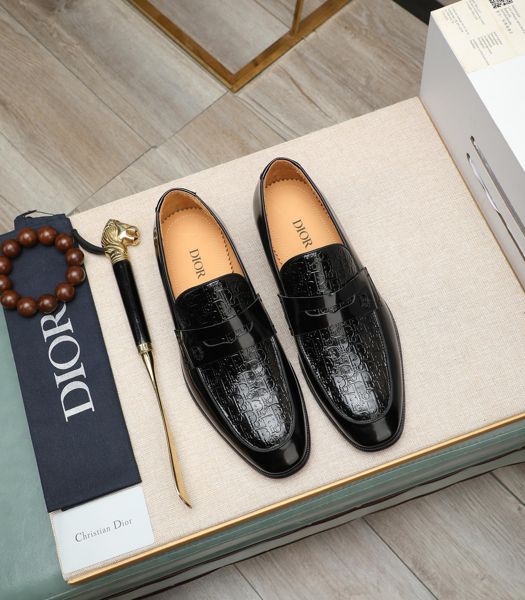 Dior men's leather shoes-45