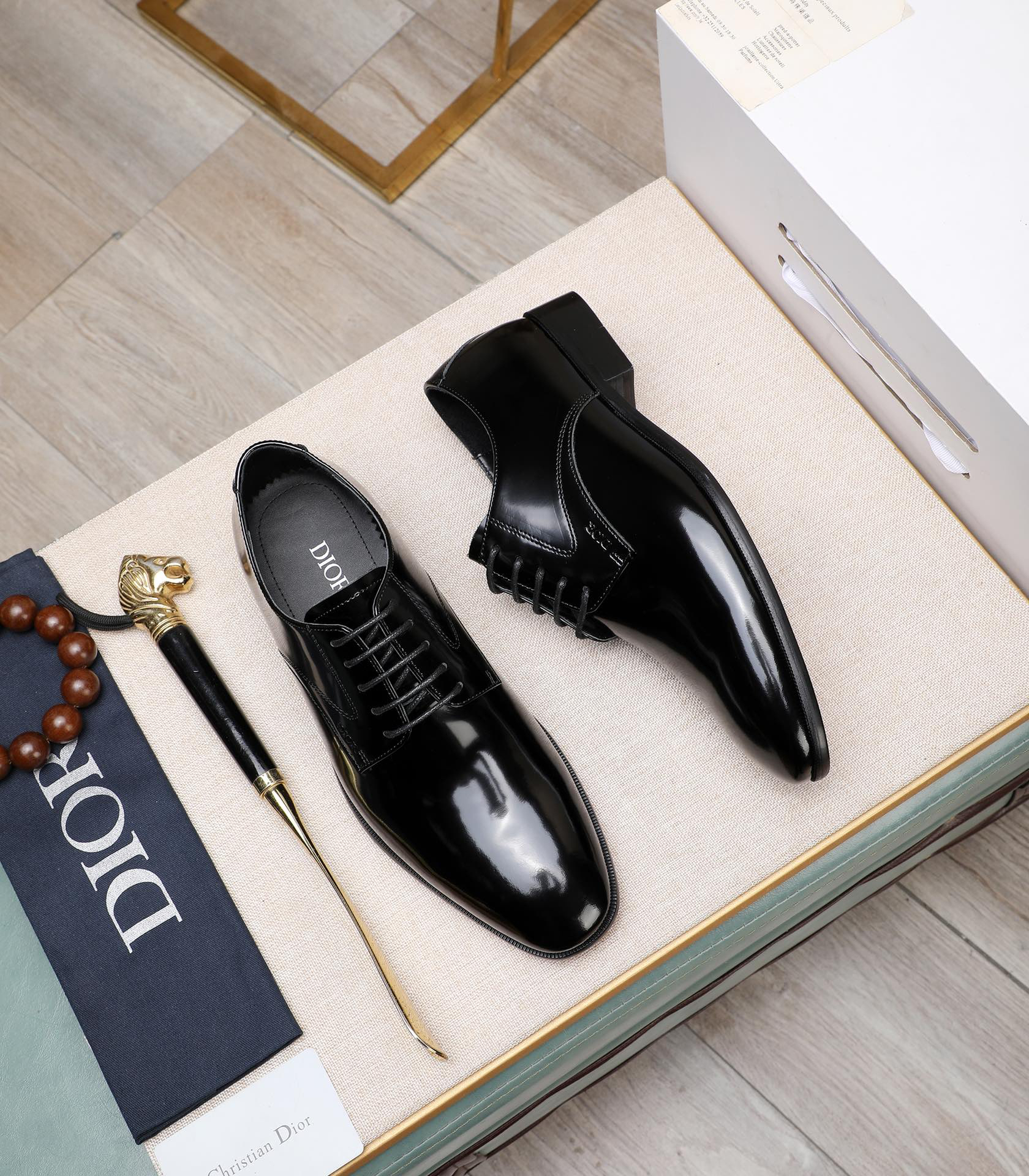 Dior men's leather shoes-25