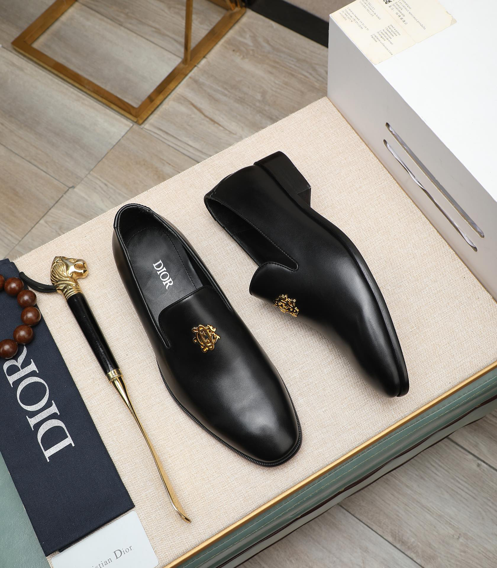 Dior men's leather shoes-80