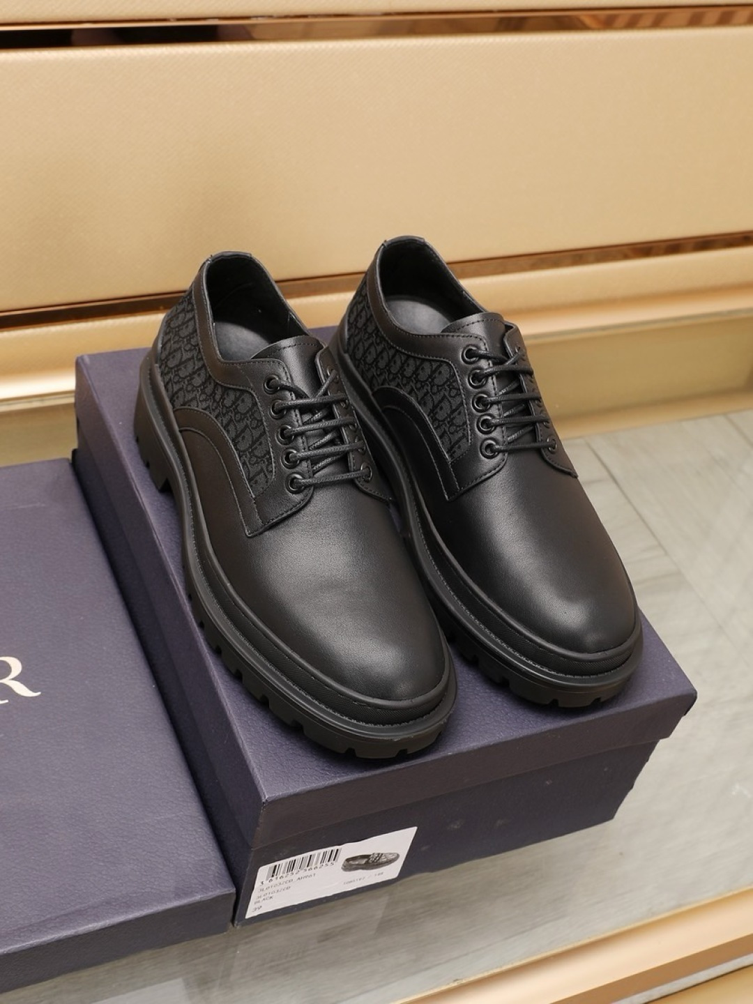 Dior men's leather shoes-74
