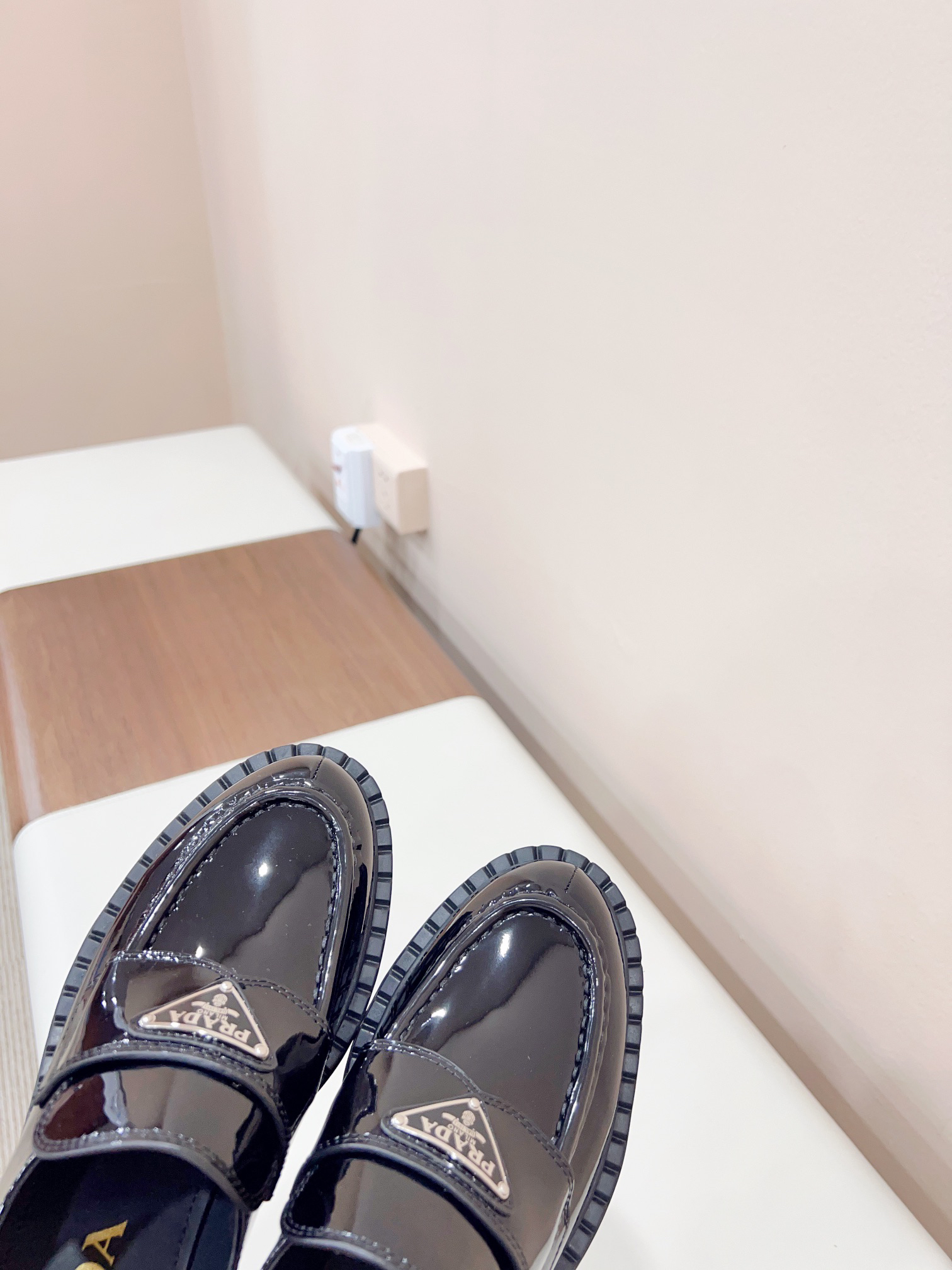 Prada women's leather shoes-42