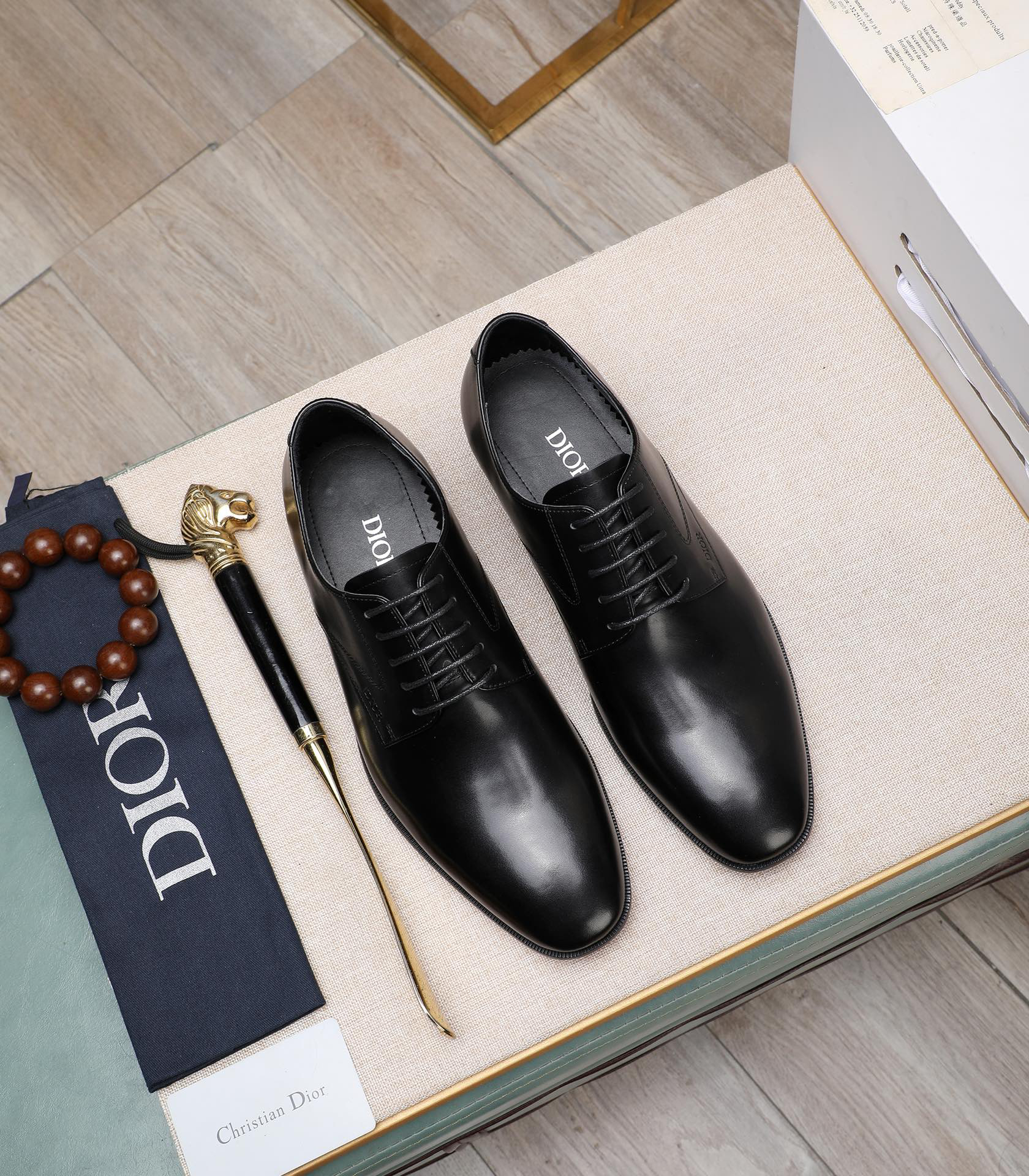 Dior men's leather shoes-23