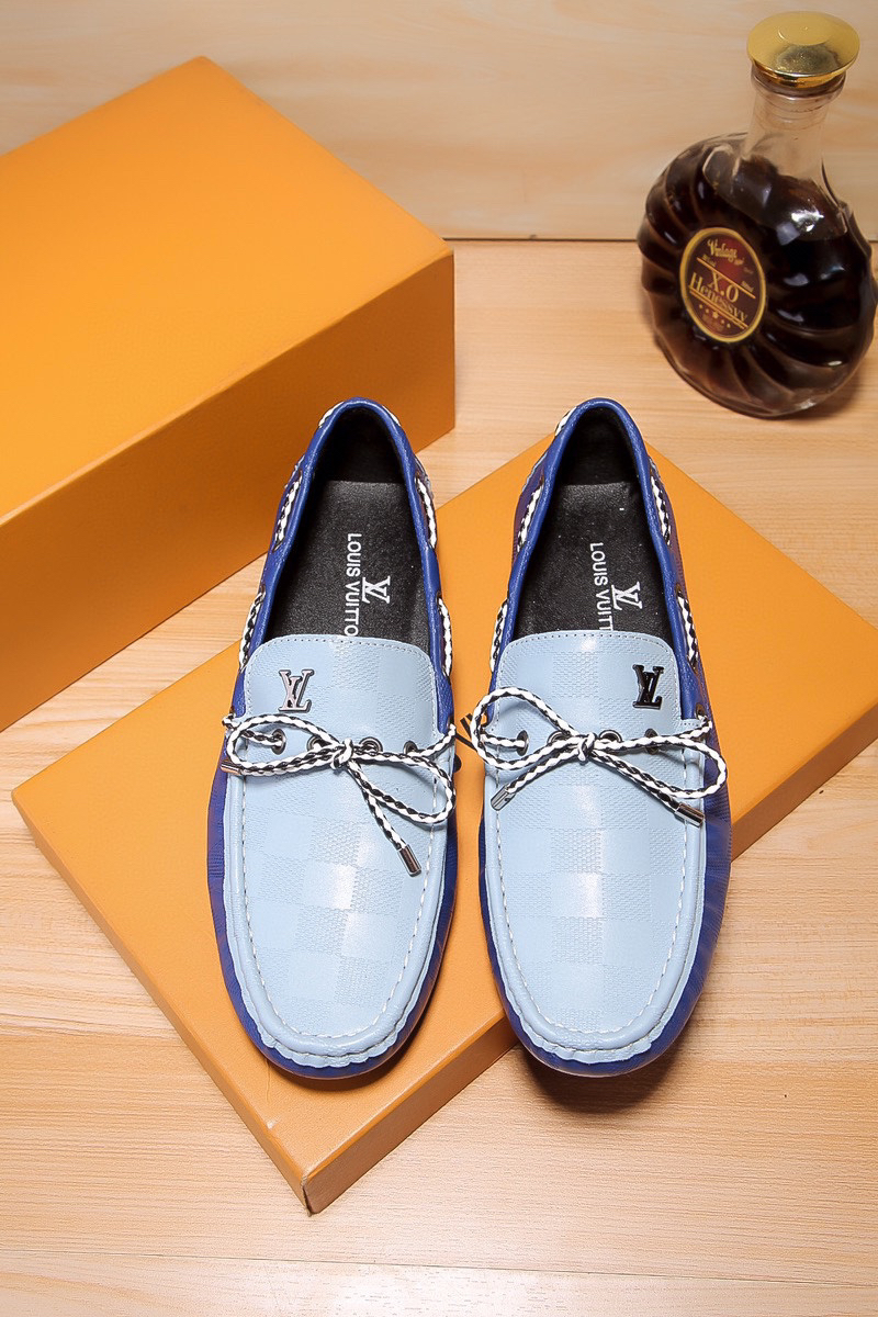 LV women's leather shoes-33