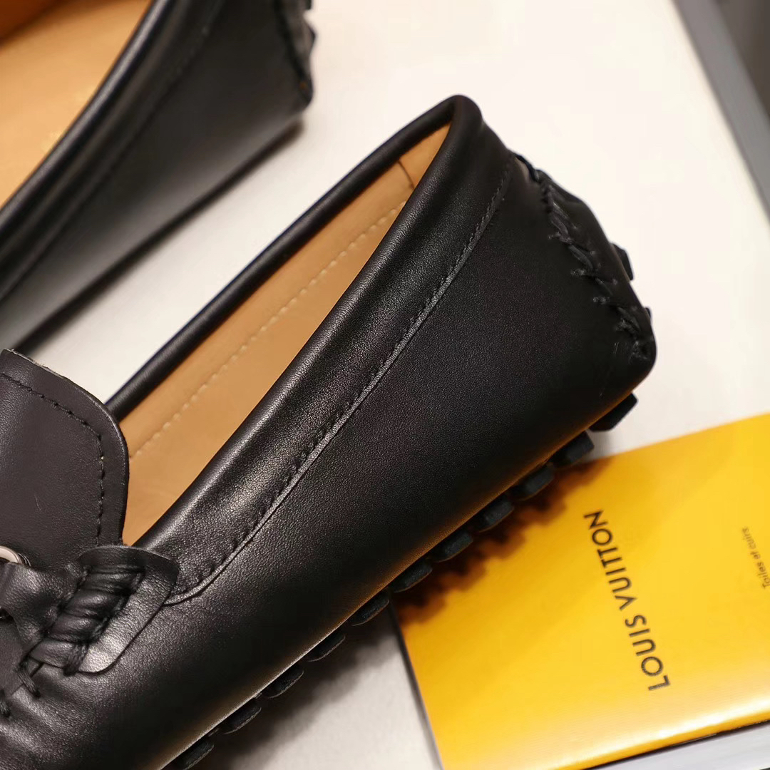 LV women's leather shoes-26