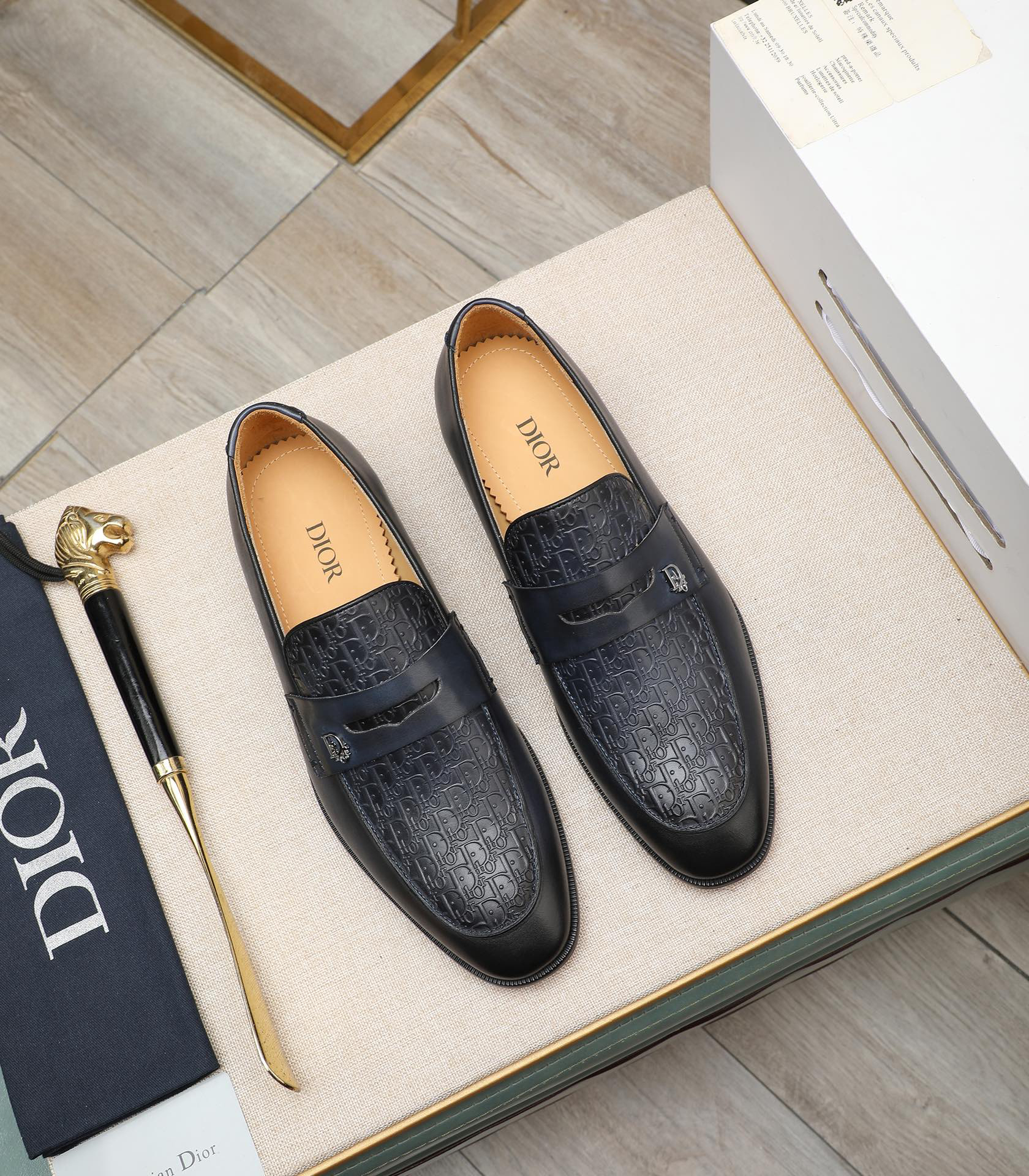 Dior men's leather shoes-48