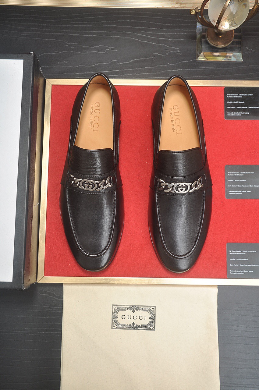 Prada men's leather shoes-23