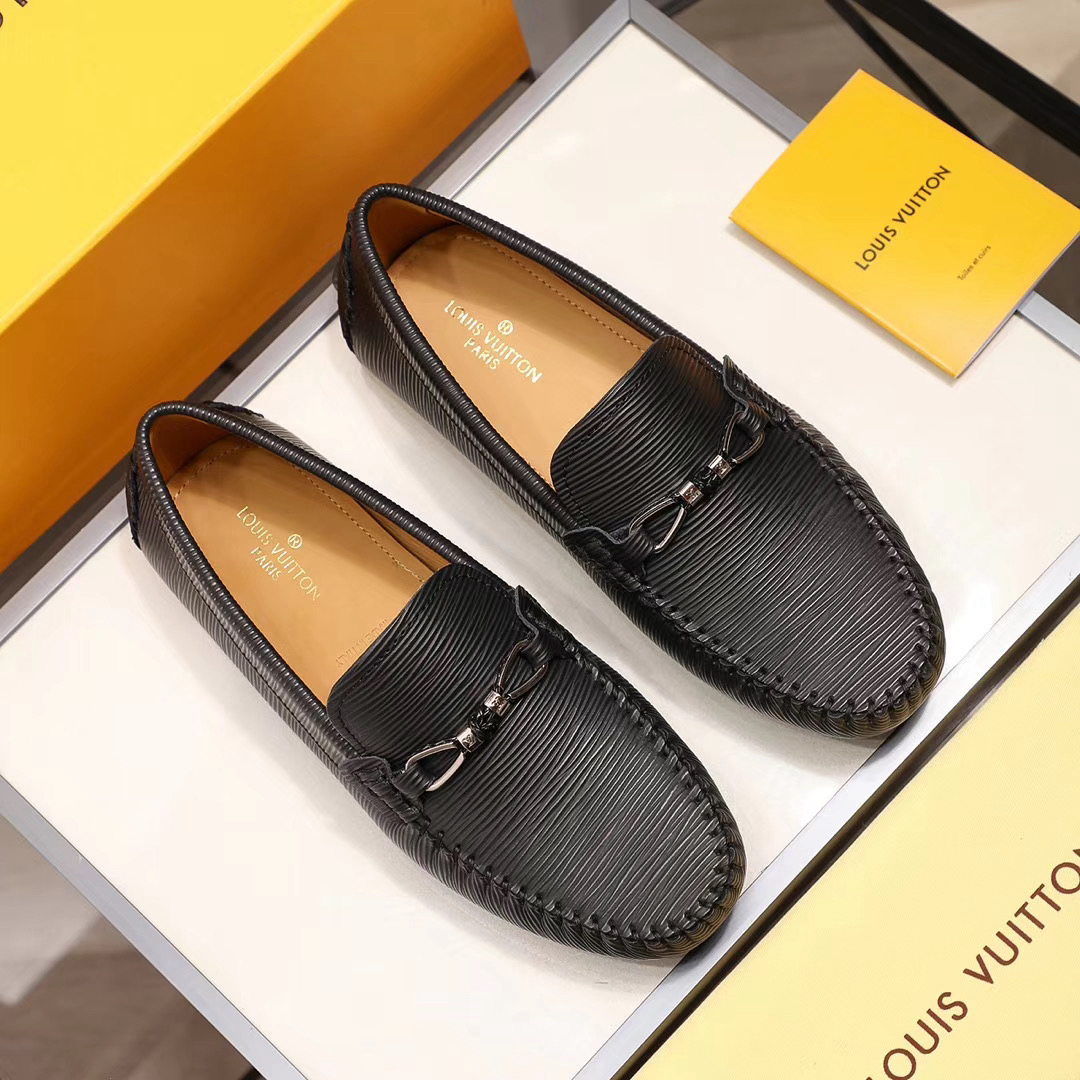 LV women's leather shoes-27