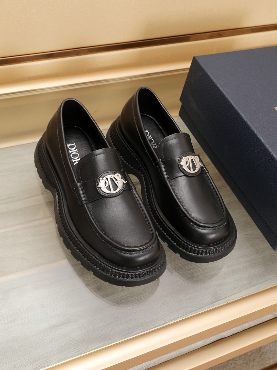 Dior men's leather shoes-69