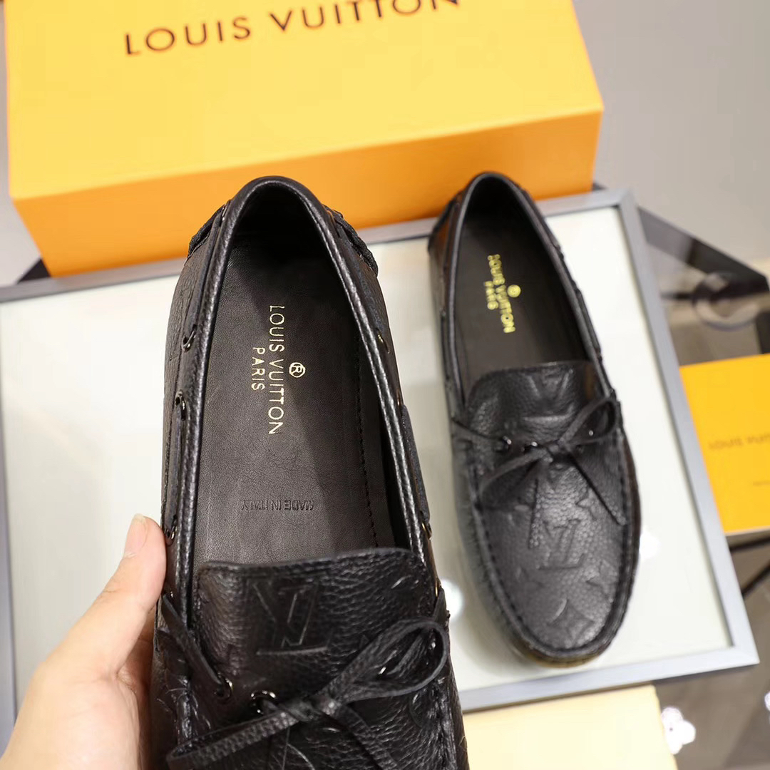 LV women's leather shoes-25