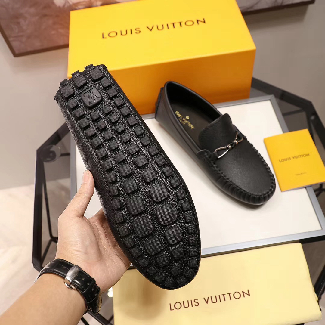 LV women's leather shoes-28