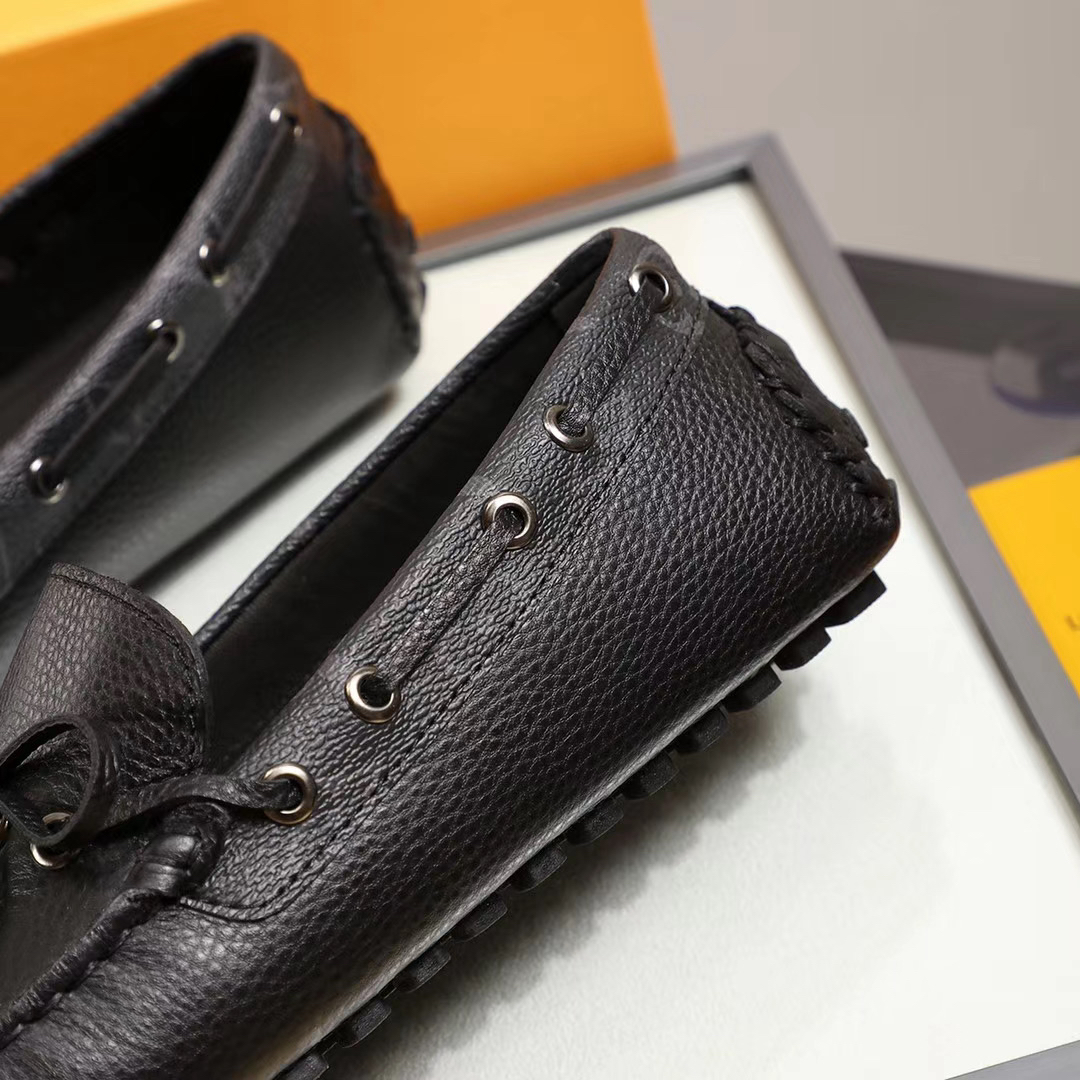 LV women's leather shoes-24