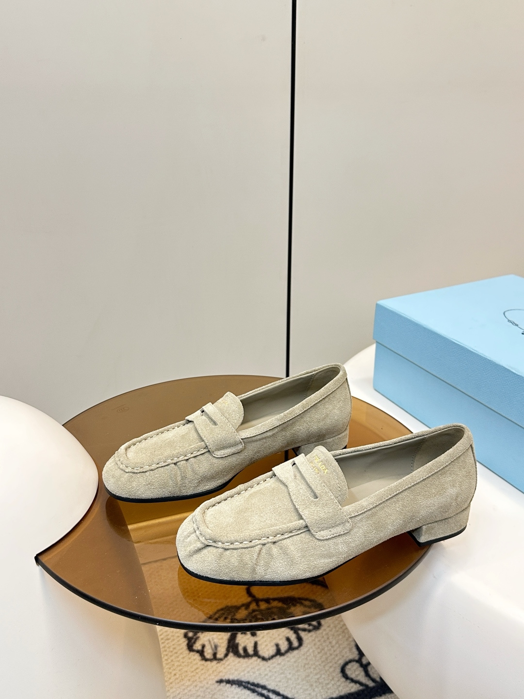 Prada women's leather shoes-46