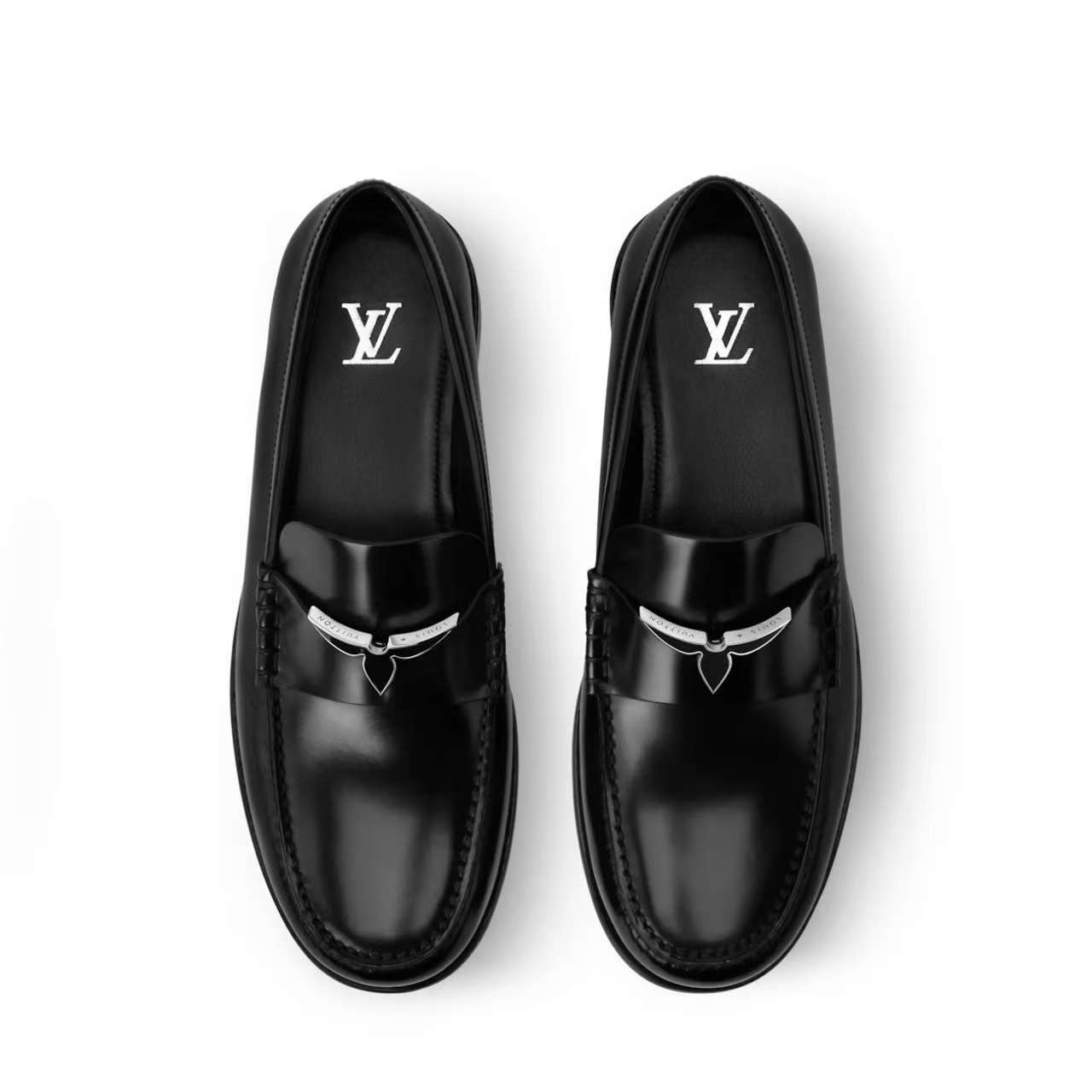 LV men's leather shoes-69