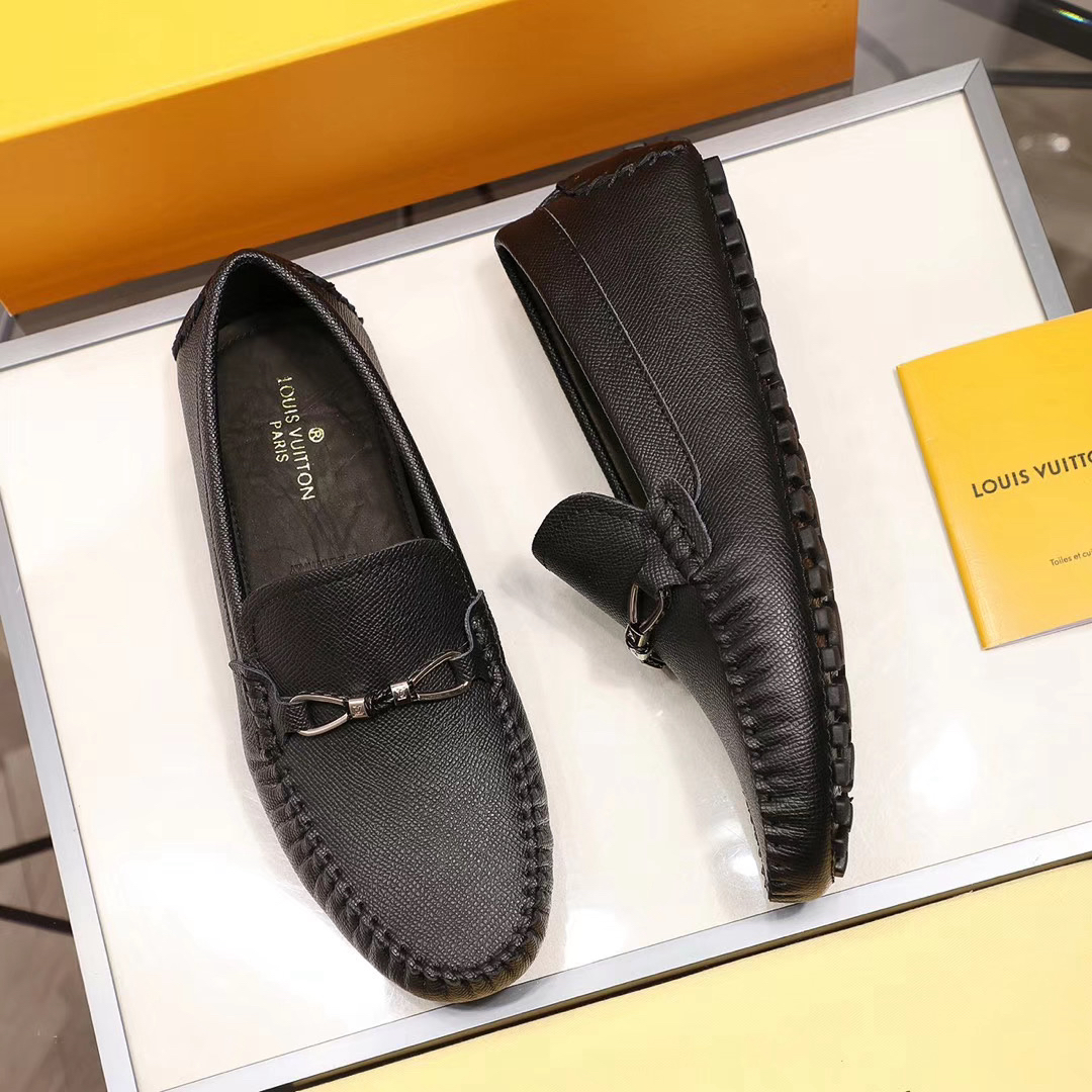 LV women's leather shoes-28