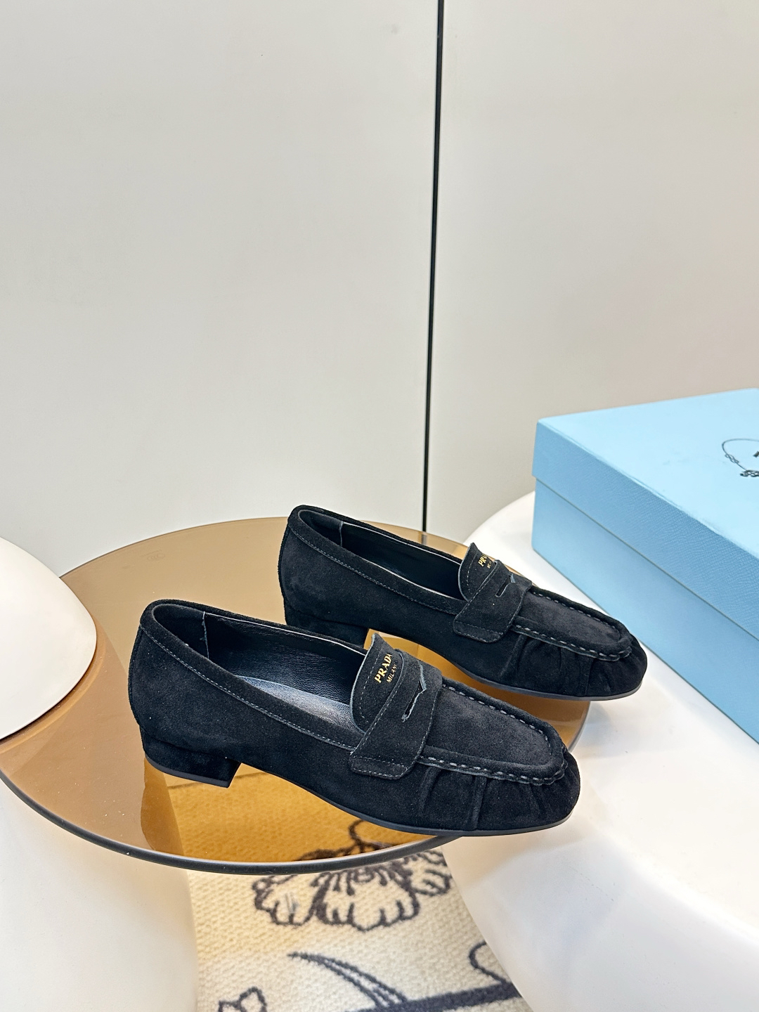 Prada women's leather shoes-44