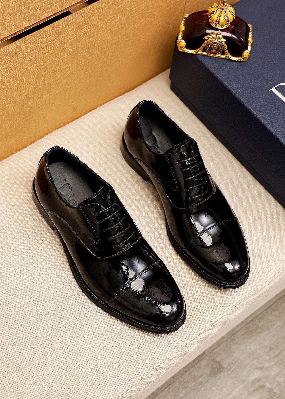 Dior men's leather shoes-54