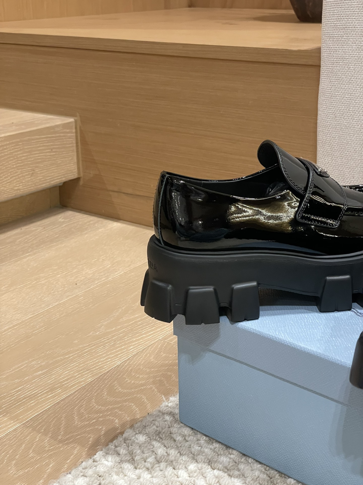 Prada women's leather shoes-37